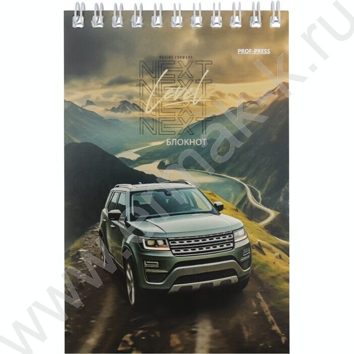 Блокнот  40л А6 спираль "Авто и природа" ассорти | Фото 3