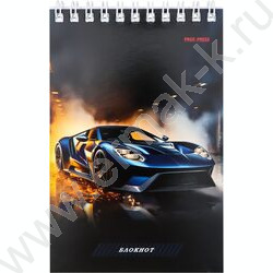 Блокнот  40л А6 спираль "Премиальное авто" ассорти | Фото 2