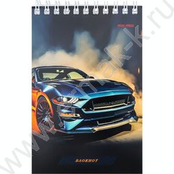 Блокнот  40л А6 спираль "Премиальное авто" ассорти | Фото 3