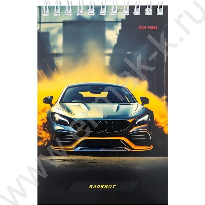 Блокнот  40л А6 спираль "Премиальное авто" ассорти | Фото 4