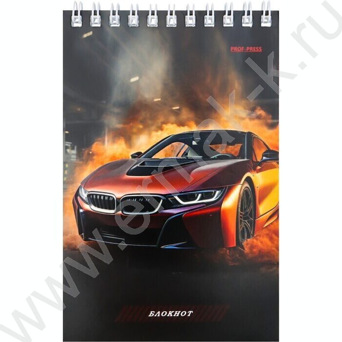 Блокнот  40л А6 спираль "Премиальное авто" ассорти | Фото 5