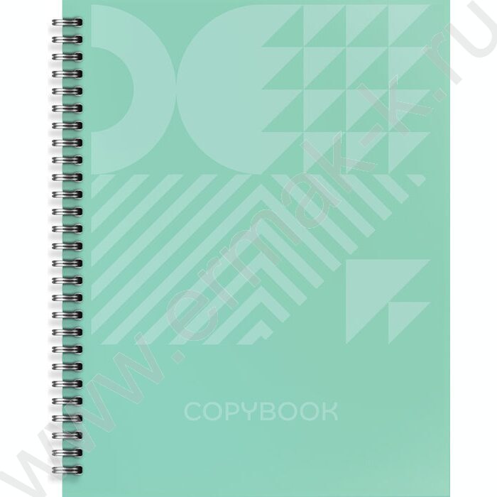 Тетрадь  48л А5+ клетка/спираль "Абстрактное мышление"  /мел. карт., лак /ассорти | Фото 4
