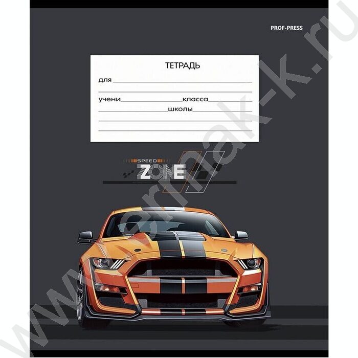 Тетрадь  12л клетка "Кутая тачка" 5видов | Фото 2