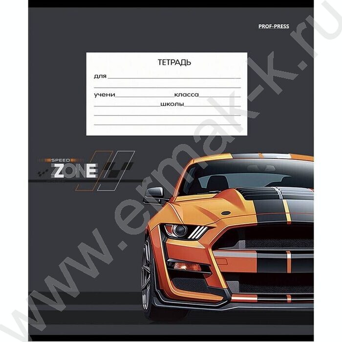 Тетрадь  12л клетка "Кутая тачка" 5видов | Фото 5