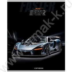 Тетрадь  96л клетка "Разные авто-2" /лён/ ассорти | Фото 6
