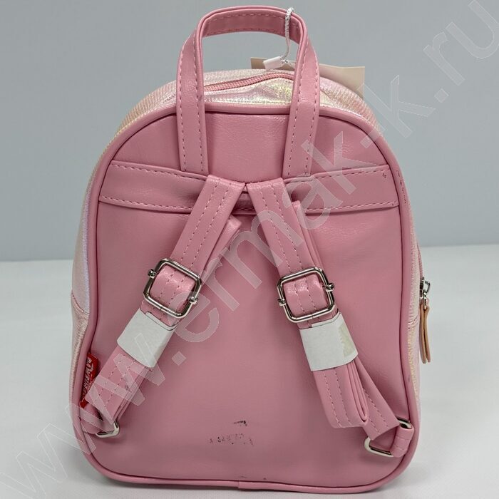 Рюкзак 24*21*10см. "Медвежонок" пайетки /розовый | Фото 3