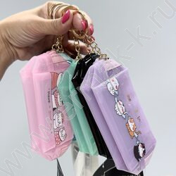 Кошелек 10*6*4см. PVC /ассорти, mix 6 цветов | Фото 4