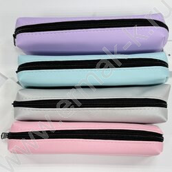 Пенал-косметичка "Pastel" /20*3*6см. /ассорти, полиэстер | Фото 2