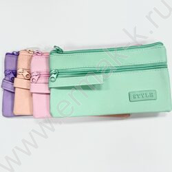 Пенал-косметичка "Style Pastel" 19,5*11см. /ассорти, полиэстер | Фото 2
