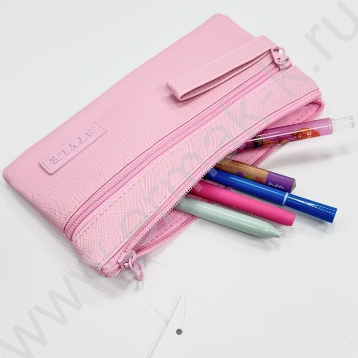 Пенал-косметичка "Style Pastel" 19,5*11см. /ассорти, полиэстер | Фото 4