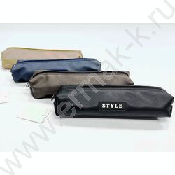 Пенал-косметичка "Style Casual" 20*5*3,5см. /ассорти, полиэстер | Фото 1