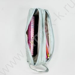 Пенал-косметичка "Style Metallic" 20*7*6см. металлик., /ассорти, полиэстер | Фото 3