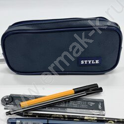 Пенал-косметичка "Style Casual" 21*9,5*6см. /ассорти, полиэстер | Фото 4