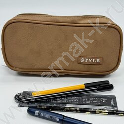 Пенал-косметичка "Style Casual" 21*9,5*6см. /ассорти, полиэстер | Фото 6