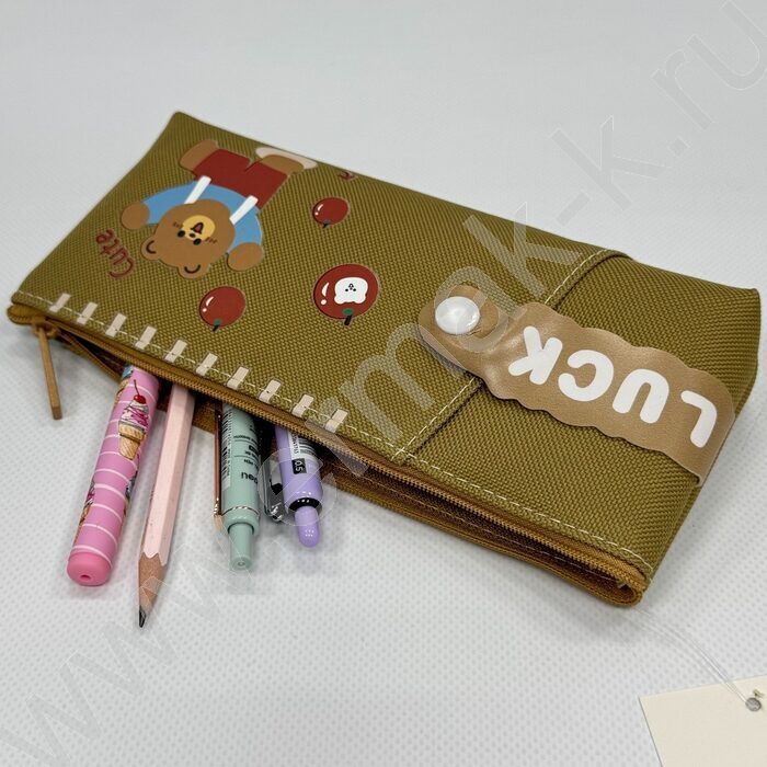 Пенал-косметичка "Lucky bear" 20*8*4см. /ассорти, полиэстер | Фото 7