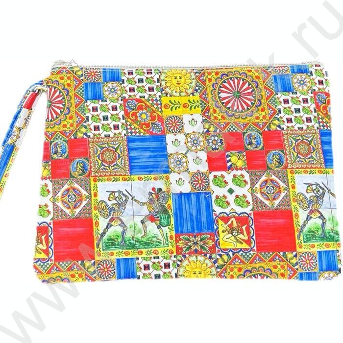 Сумка пляжная шопер 57*37см. /ручки - канат + косметичка 29*21см. | Фото 2