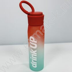 Бутылка  500мл. "Gradient" оранжево-бирюзовый NEW | Фото 1