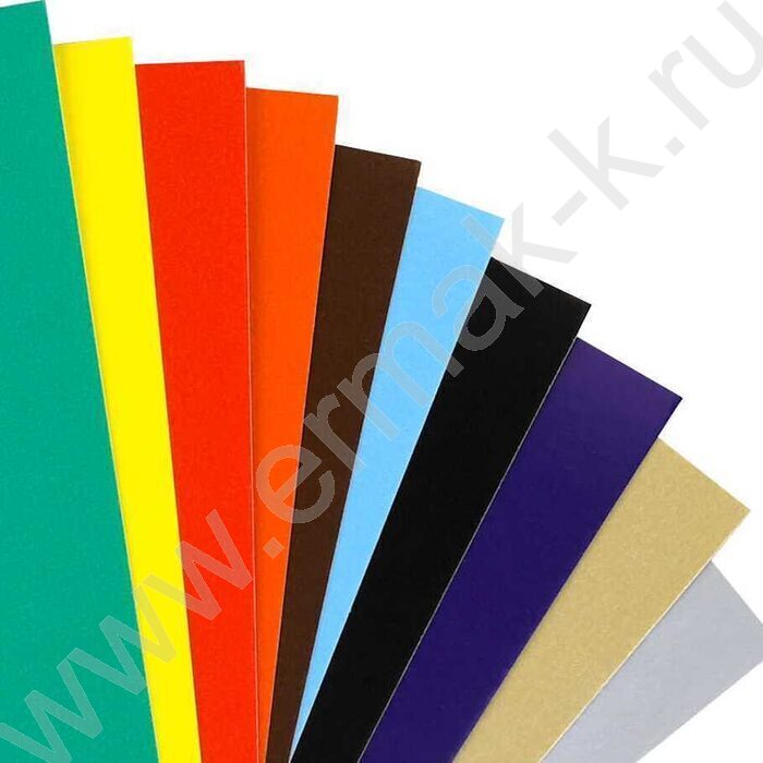 Картон цв. мелов. А4 10л/10цв Электрик драйв с серым оборотом 200 г/м2 | Фото 3