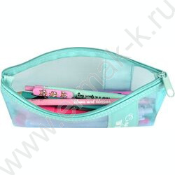 Пенал школьный искусственная кожа,нейлон молния "Твой день" шелкография | Фото 5