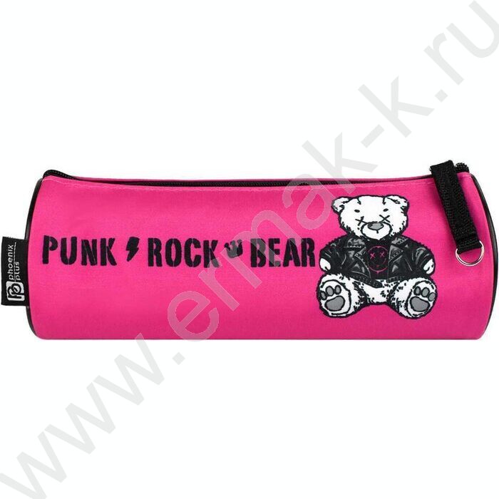 Пенал школьный микрофибра на ПВХ-основе молния "Плюшевый мишка" | Фото 3