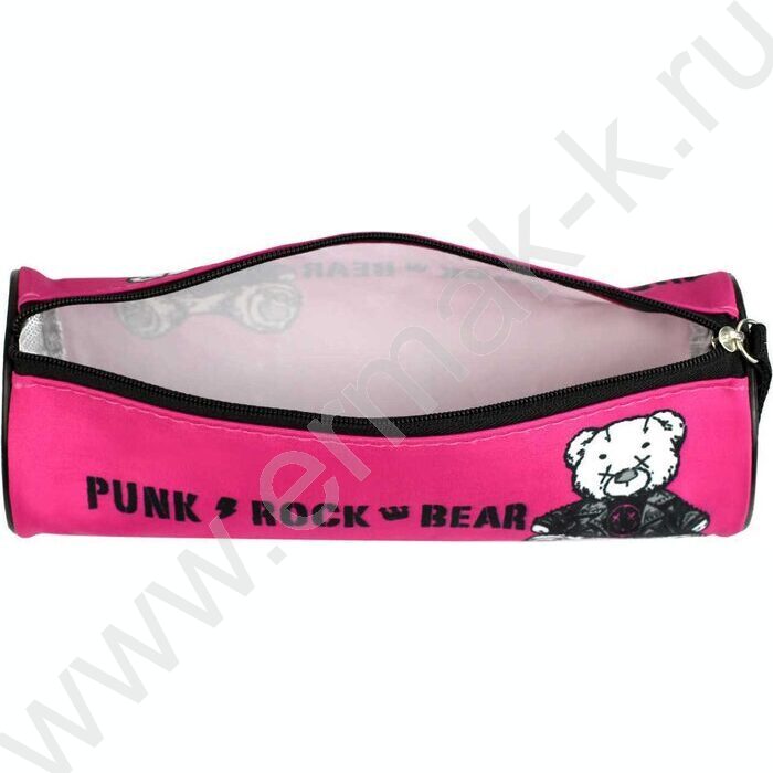 Пенал школьный микрофибра на ПВХ-основе молния "Плюшевый мишка" | Фото 4