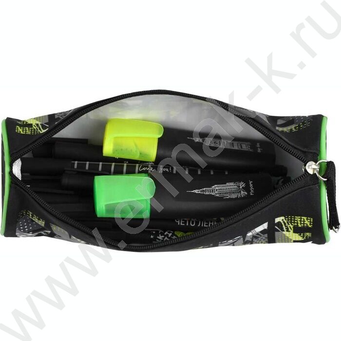 Пенал школьный микрофибра на ПВХ-основе молния "Экстремальный камуфляж" | Фото 5