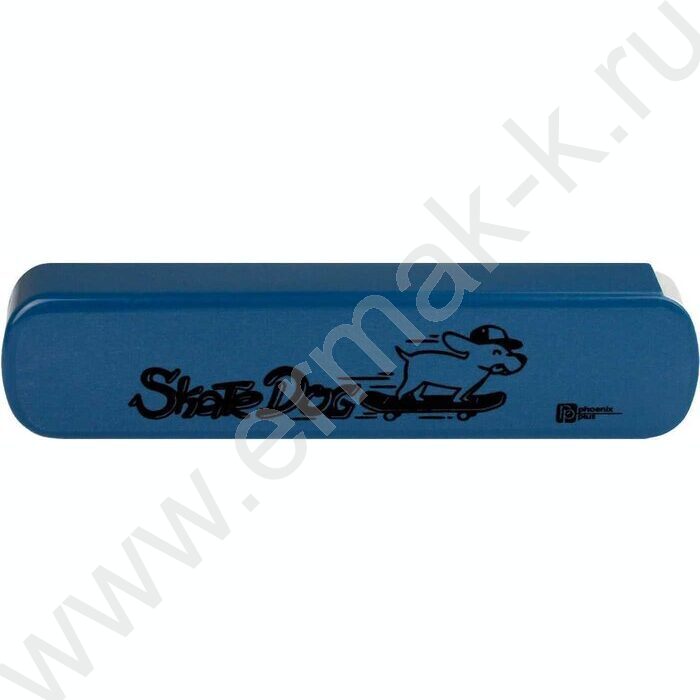 Пенал школьный полипропилен "Щенок на скейте" шелкография | Фото 2