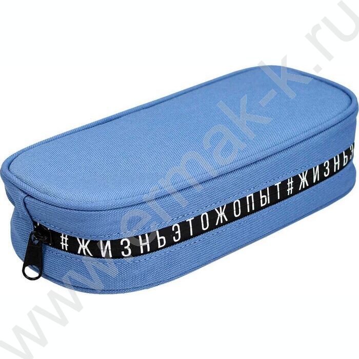 Пенал школьный полиэстер молния "Фразы с характером" | Фото 2