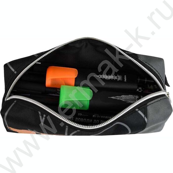 Пенал школьный полиэстер молния "Нет границ" шелкография | Фото 5