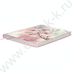 Зап. книжка учителя, преподователя 120л А5 иск.кожа  "Сакура" ляссе | Фото 2
