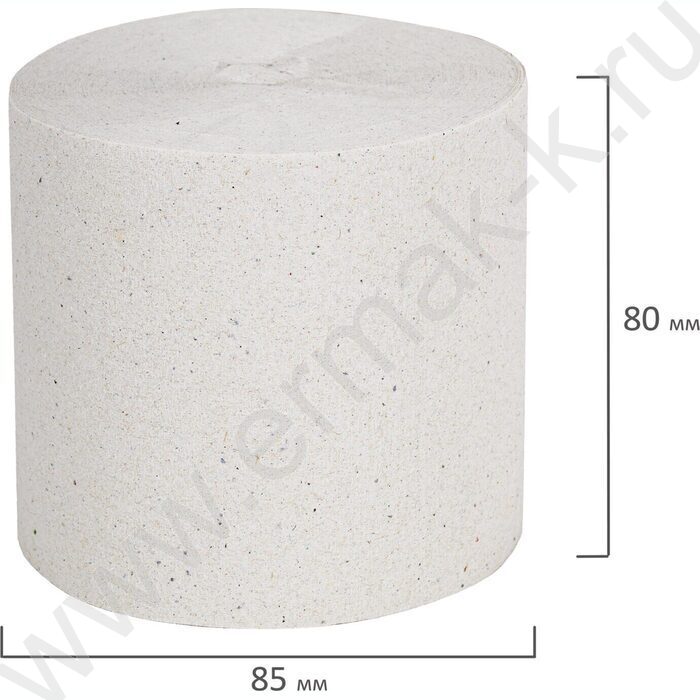 Бумага туалетная 1-сл "Добрый Моток" без втулки, 43м /серая | Фото 6