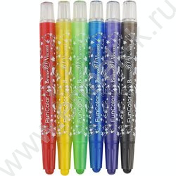 Мелки восковые  6цв KIDS.Лисёнок в пл.корпусе выкручивающиеся | Фото 2