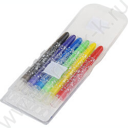 Мелки восковые  6цв KIDS.Лисёнок в пл.корпусе выкручивающиеся | Фото 4