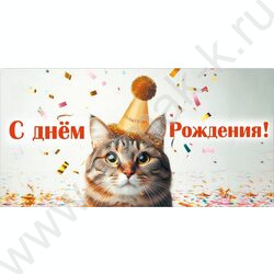 Конверт д/денег 170*82мм "С Днем Рождения!" | Фото 1