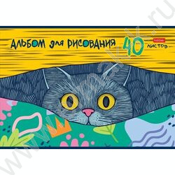 Альбом д/рисования 40л "Котофей"  5видов | Фото 2