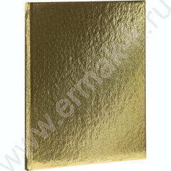 Бизнес-блокнот  80л А5 5-цв.блок/Бумвинил METALLIC тиснение CROCO Золото | Фото 1