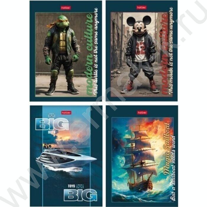 Блокнот  24л А6 "Для мальчиков" /глянц. ламин./ ассорти | Фото 3