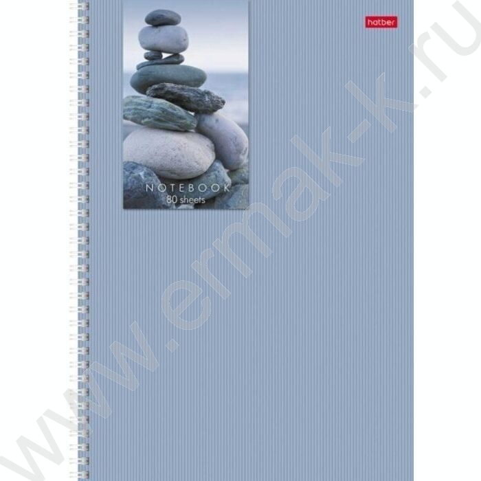 Тетрадь  80л А4 клетка /спираль /многоцветный срез/перфорация на отрыв/ "Прикосновение к природе | Фото 4