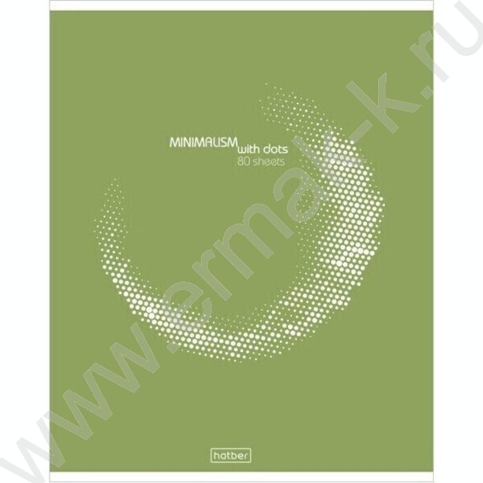 Тетрадь  80л линейка/пластик обл. "Минимализм и точка" ассорти | Фото 4