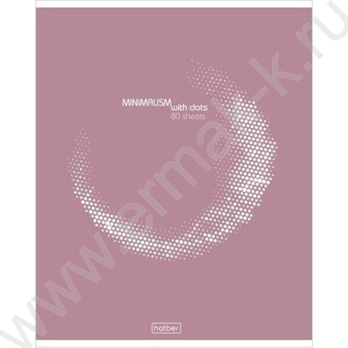 Тетрадь  80л линейка/пластик обл. "Минимализм и точка" ассорти | Фото 5
