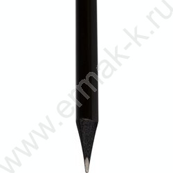 Карандаш ч/гр с ластиком, трехгран. "Blackwood Total Black" /черное дерево, тубус | Фото 2