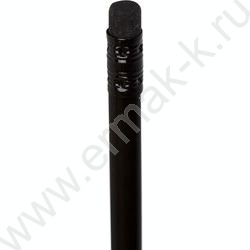 Карандаш ч/гр с ластиком, трехгран. "Blackwood Total Black" /черное дерево, тубус | Фото 3