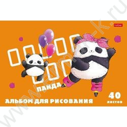 Альбом д/рисования 40л "Плюшевые панды" ассорти | Фото 4