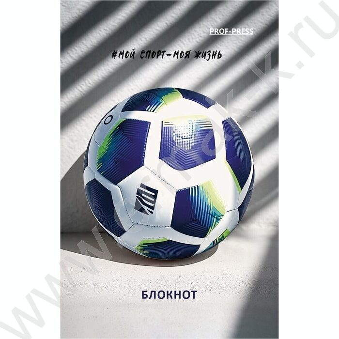 Блокнот  48л А7 "Разные футбольные мячи-4" ассорти | Фото 2
