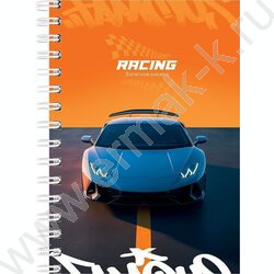 Зап. книжка 120л А6 спираль "Шикарные автомобили-1" ассорти | Фото 3