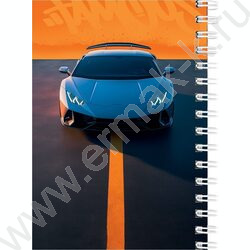 Зап. книжка 120л А6 спираль "Шикарные автомобили-1" ассорти | Фото 4