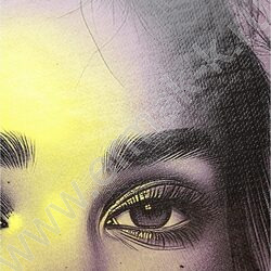 Зап. книжка  80л А5 тв.обл. "Портрет девушки-2" /глянец/ | Фото 5