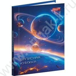 Зап. книжка  48л А7 тв.обл. "Космическая тематика" /глянец | Фото 1