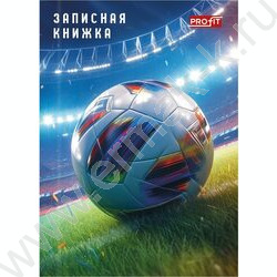 Зап. книжка  48л А7 тв.обл. "Футбольная тематика-1" /глянец | Фото 2