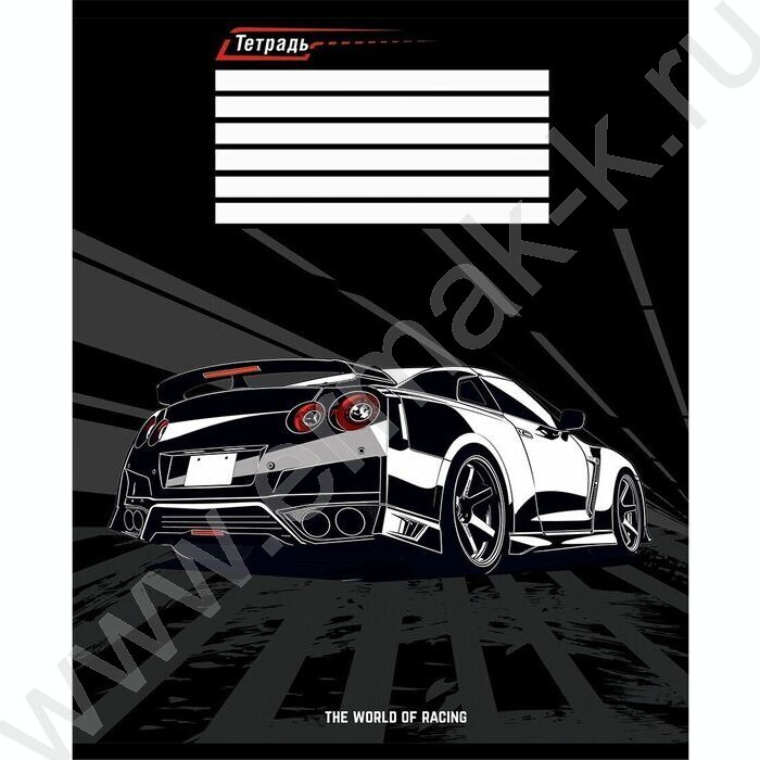 Тетрадь  12л линейка косая "Микс авто" /твин-лак/ 5видов | Фото 5